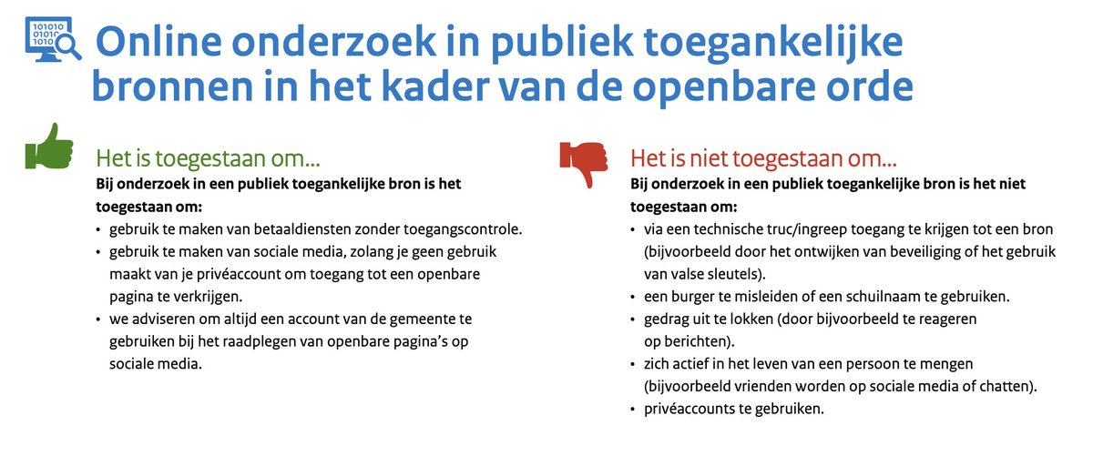 FrankSmilda's tweet photo. Handreiking voor gemeenten voor online onderzoek bij het handhaven van de openbare orde.
https://t.co/rJxgD8Xqyd
https://t.co/fzmEb5IJDb
#osint #onlineonderzoek #openbareorde https://t.co/rGGkGs7Oy1