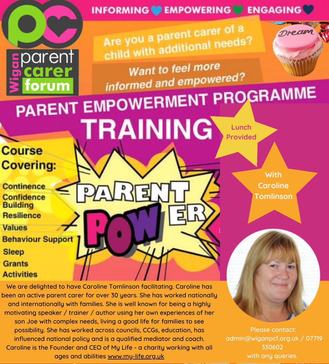 Parent Empowerment Course Please follow eventbrite link for full details eventbrite.co.uk/e/wigan-parent…