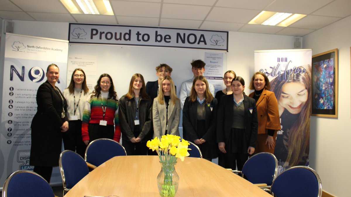 Victoria Prentis MP visited NOA today where she met with a group of students. The students really enjoyed their time, asking lots of questions and gaining a better insight into her role as local MP and Attorney General.