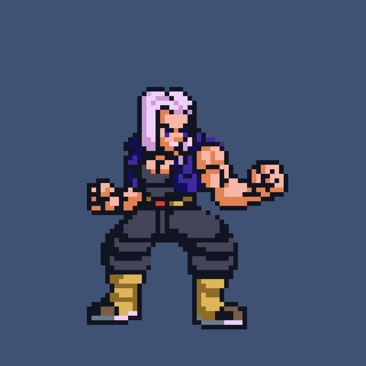 Sayleok1's tweet photo. Future Trunks ✨

#ドット絵 | #pixelart https://t.co/aVnJsZAjzY