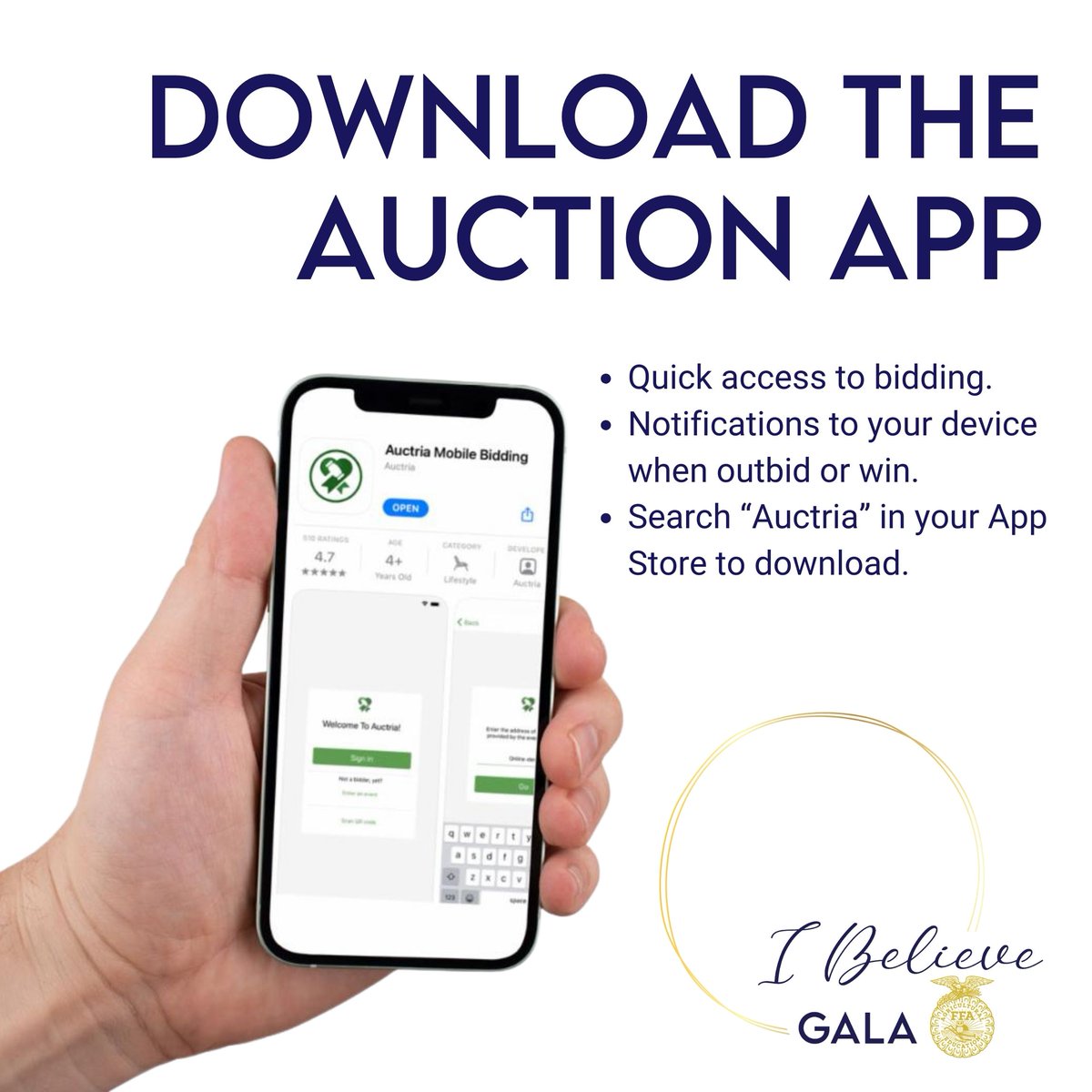 📲DOWNLOAD AUCTION APP for quick, easy access to bidding tomorrow! Search for "Auctria" in your app store or click the links below:

• Apple Users: ow.ly/TGwv50QwyzF
• Google Play: ow.ly/zwmZ50QwyzH