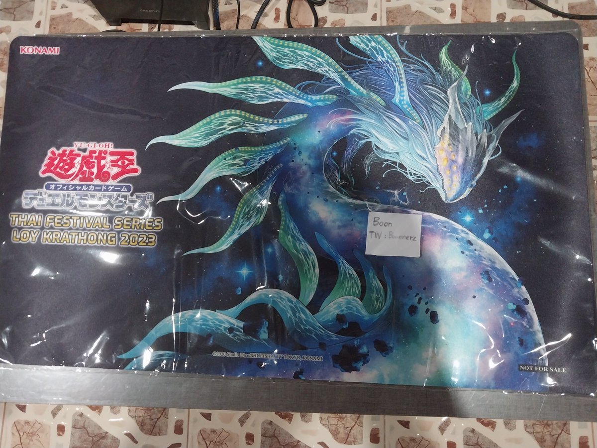 Boonnerz's tweet photo. I will arrive at Japan and
fine trade at 7.3.2024 - 11.3.2024

I don't know this Yubel,Neos and DeepBeyond playmat  is rare in japan or not. I think around 4000 Yen. May be

プレイマット
#遊戯王 ocg
#遊戯王OCG https://t.co/4ubHIVjRSq