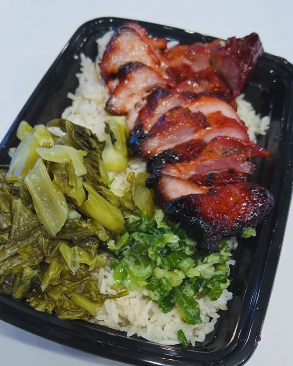 balokitchen's tweet photo. New &amp; improved char siu recipe! #BBQpork .. tender, juicy and sweet 👅💦💦 Get it over our chicken infused rice, wok-fried noodles or in a bánh mì sandwich 🤑🤑 https://t.co/b8bgmWmYvv