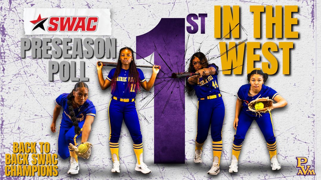 PVAMUSB: Preseason powerhouses! Prairie View A&amp;M Softball team has claimed the top spot in the Western Division SWAC preseason poll! 🤩 Get ready to watch these talented athletes dominate the field in 2024! 🥎