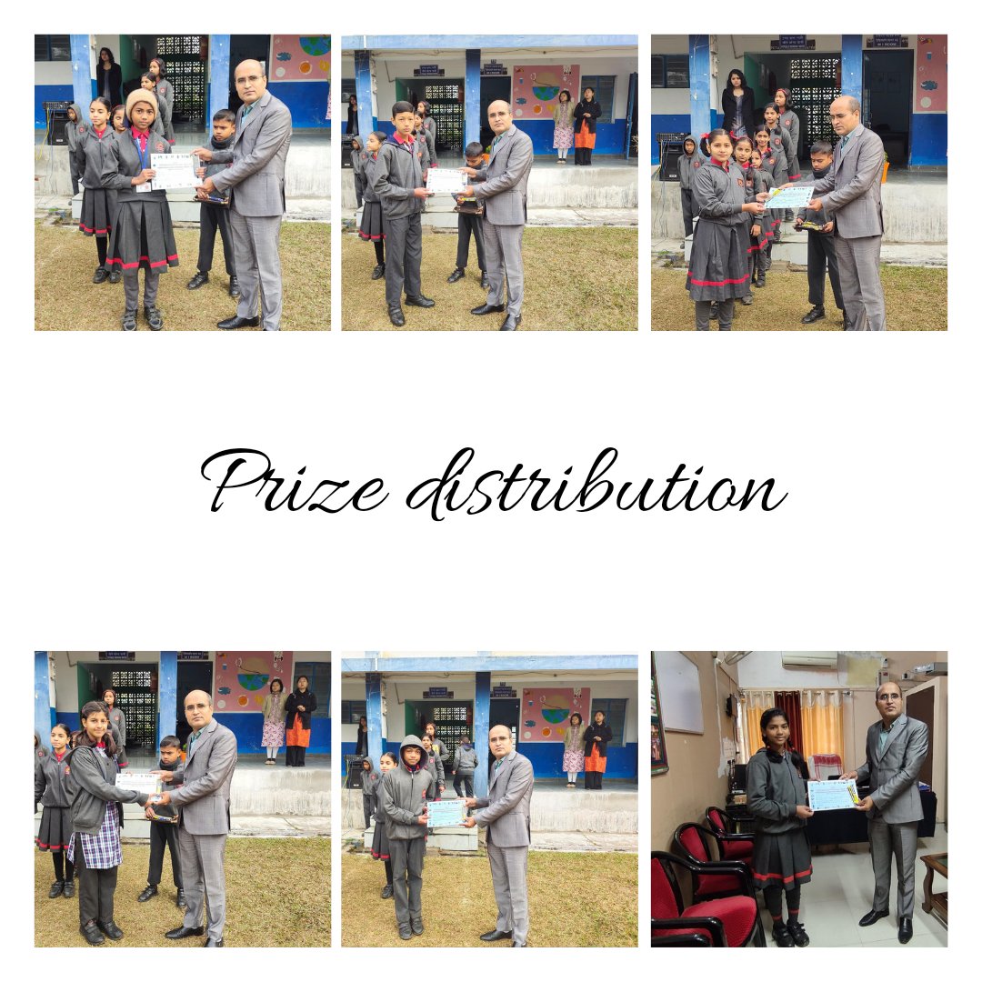 Prize distribution for #ParakramDiwas drawing competition.
@KVS_HQ 
@KVSRO_TINSUKIA