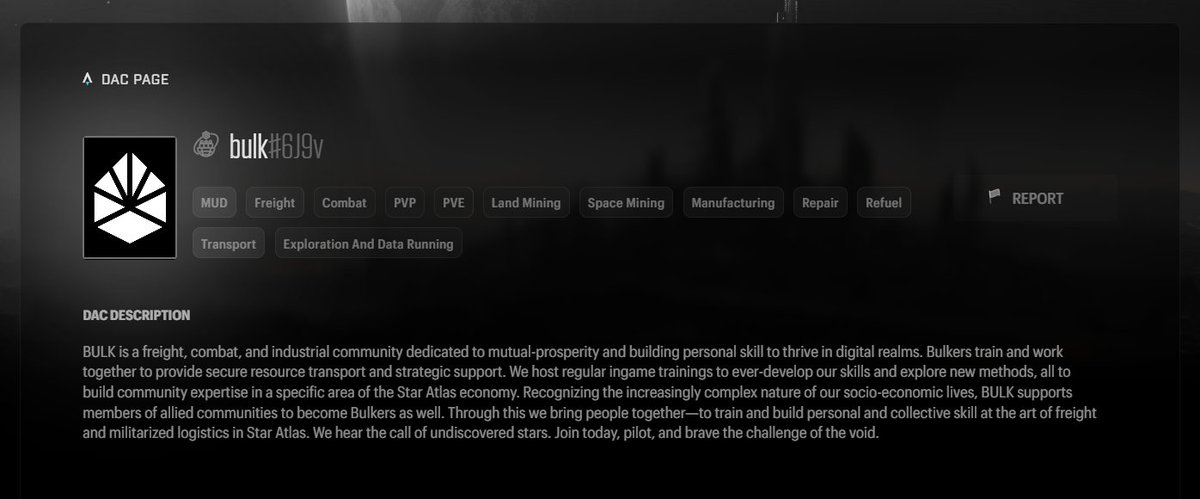 📦 BULK DAC Opens Hangars

After over two years, it is with great honor we bring you the onchain codification of BULK in Star Atlas. We're ready to revolutionize the gaming guild experience.

Sign up today pilot, brave the challenge of the void.