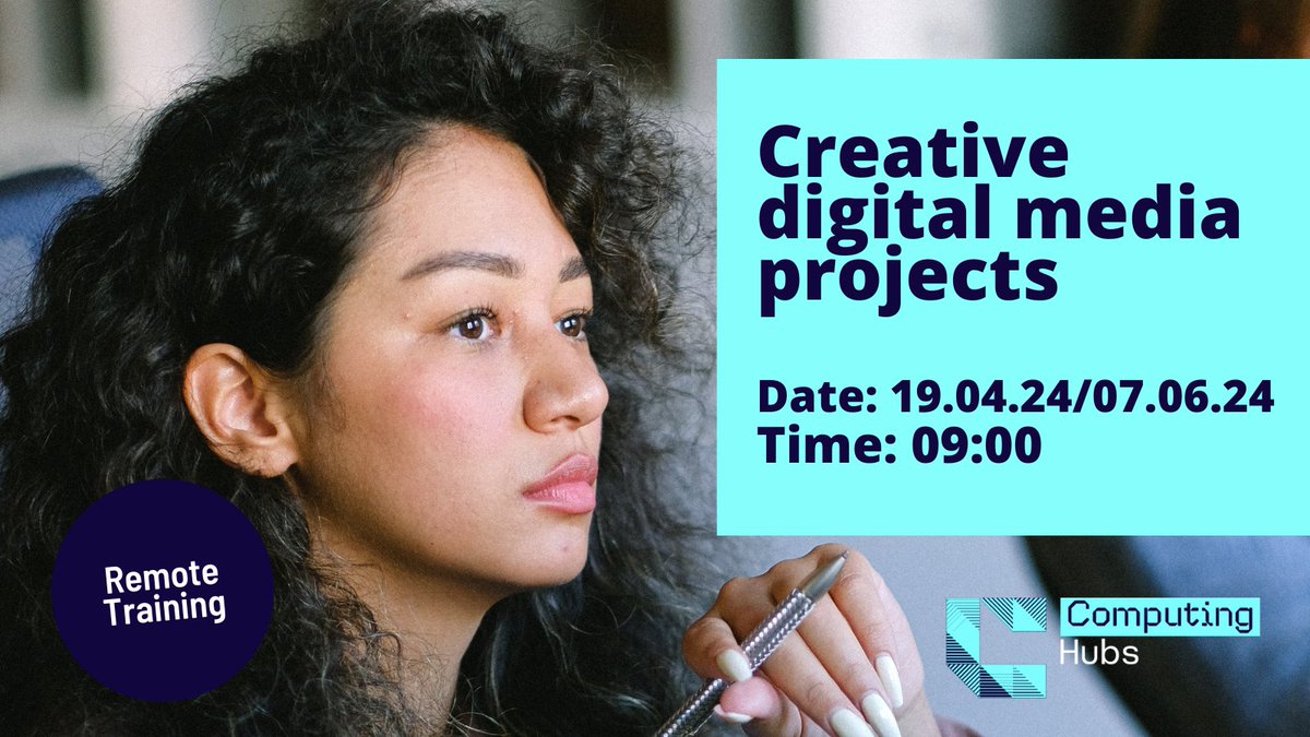 ComputingHubLEI's tweet image. Lead students through the full digital media project life-cycle, in engaging projects suitable for KS3 and KS4 computing. 

We have two dates scheduled for this course!

19.04.2024 - ncce.stem.org.uk/cpd/526964/cre…
07.06.2024 - ncce.stem.org.uk/cpd/526970/cre…

#computingcpd #teachcomputing