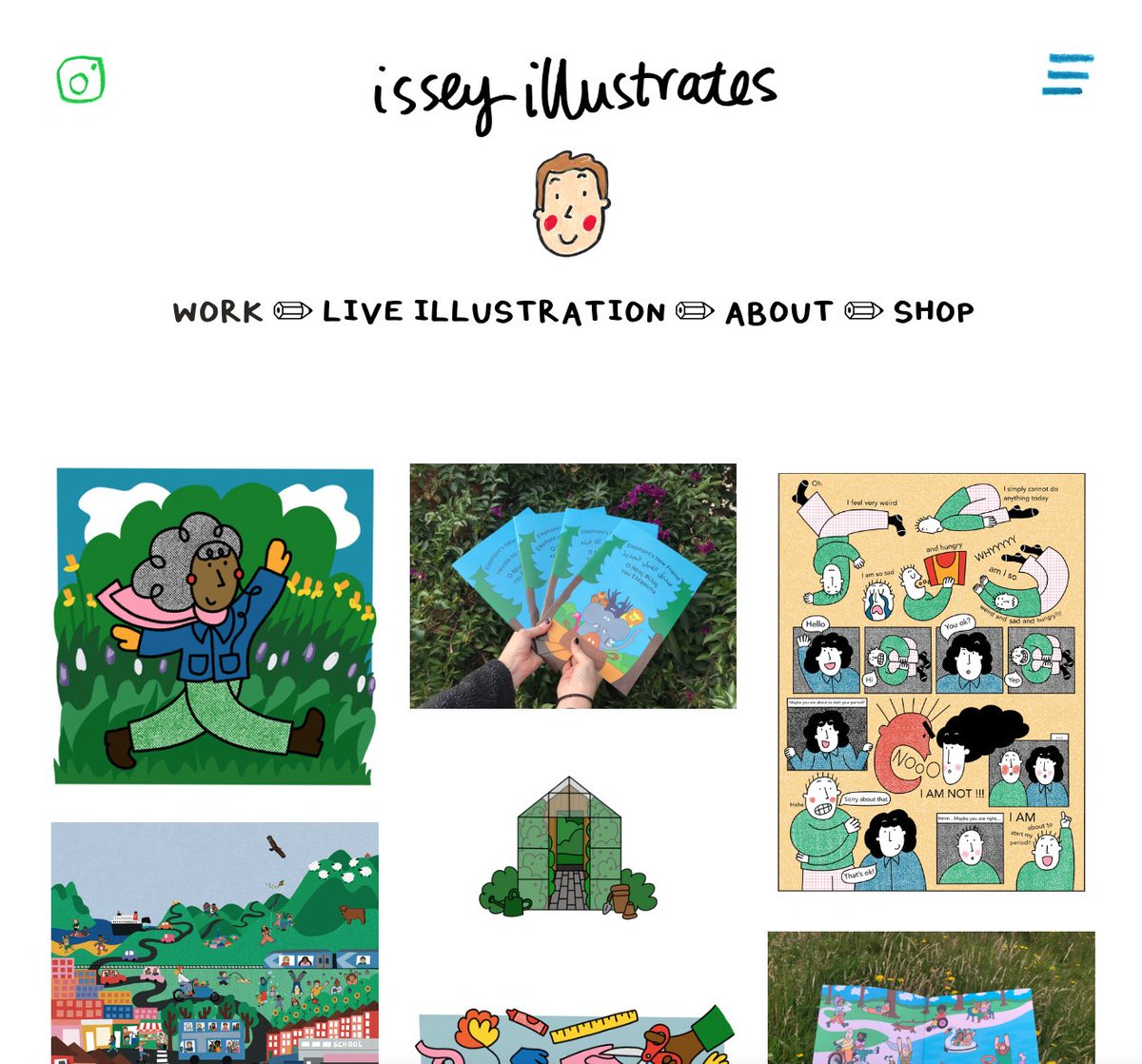 I have made a fresh new website and updated it with new work, info about live illustration and other stuff I have been up to. Shop and newsletter coming soooon!

Have a look if you fancy 👀

isseyillustrates.com