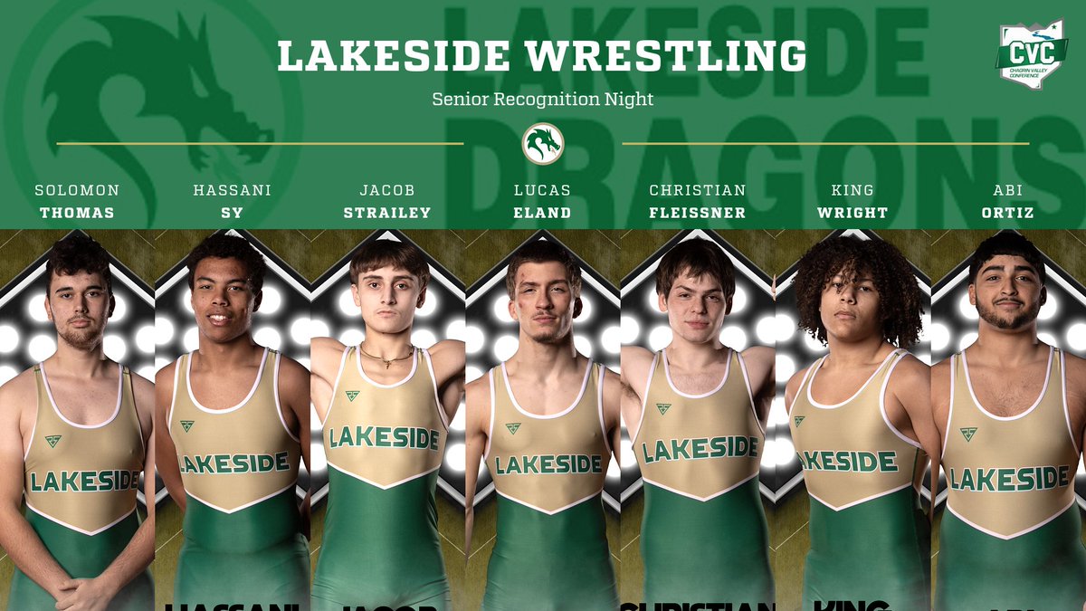 Lakeside Wrestling Senior Recognition Saturday 2/3 @ 12:00p.  Get your tickets here: ashtabuladragons.hometownticketing.com/embed/all