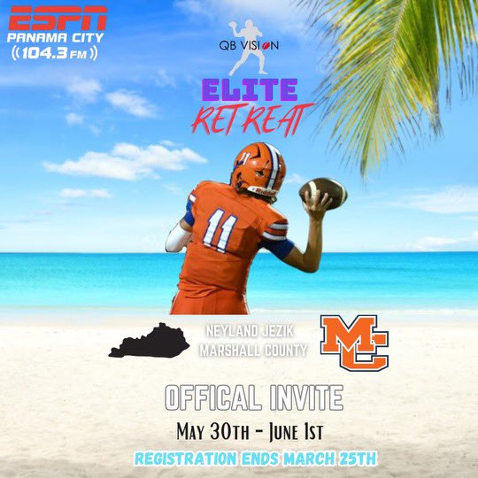 NeylandJezik's tweet photo. Thanks Coach Max and @VisionQb for the invite https://t.co/BQDjRbO3iG