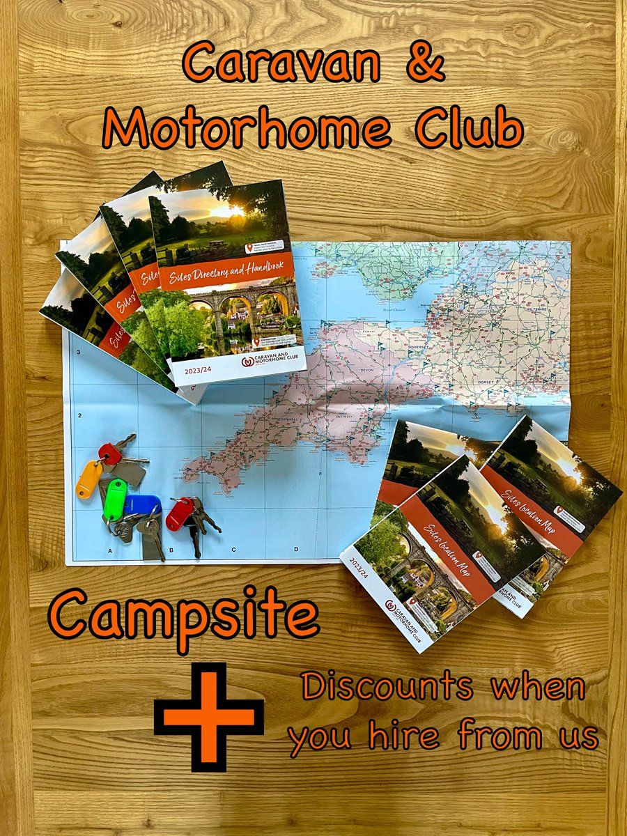 When you hire a campervan from Freebird Campers we will provide you with a link to register for Caravan and Motorhome Club temporary membership during the period of your hire. #campervanhire #devonholiday