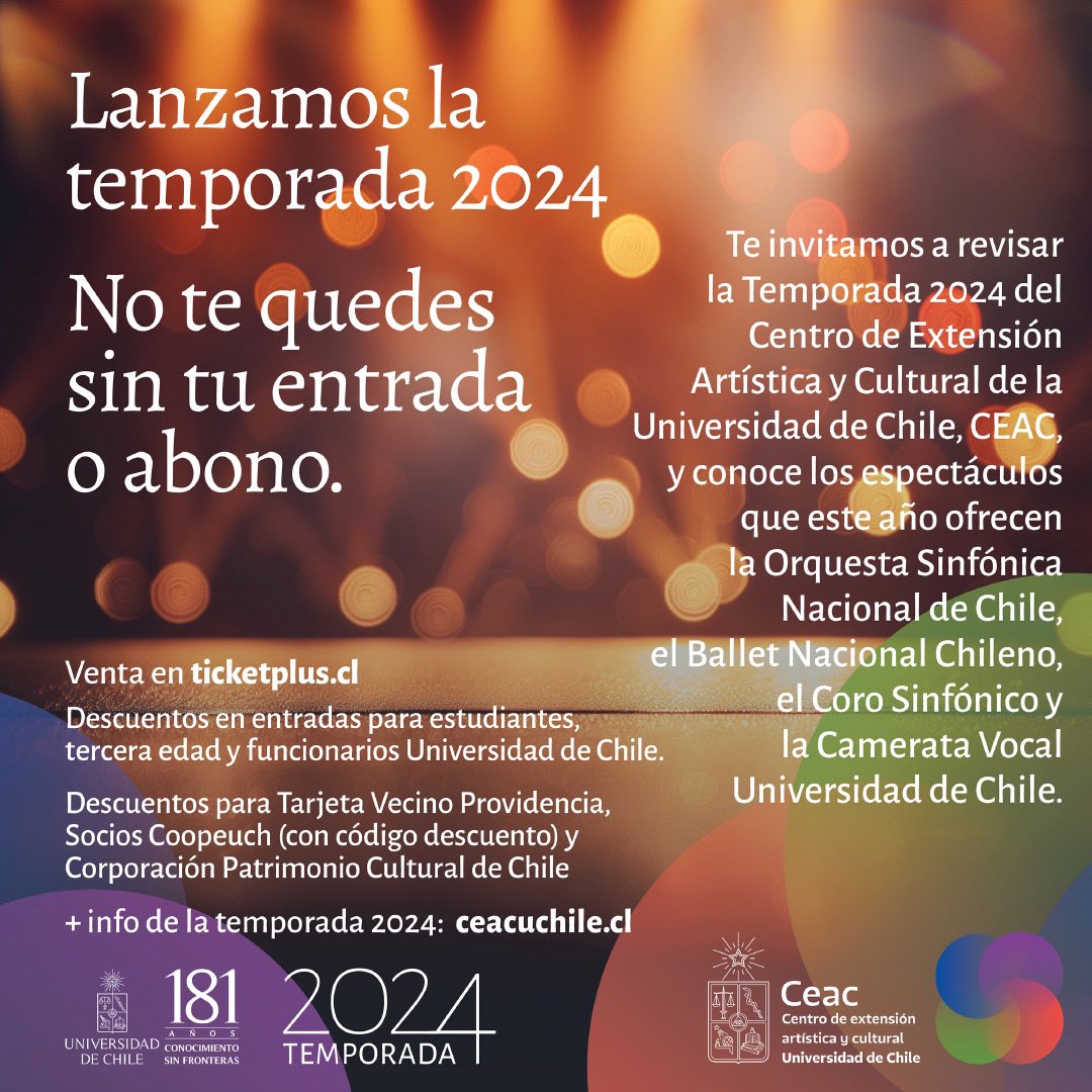 Toda la información en ceacuchile.cl