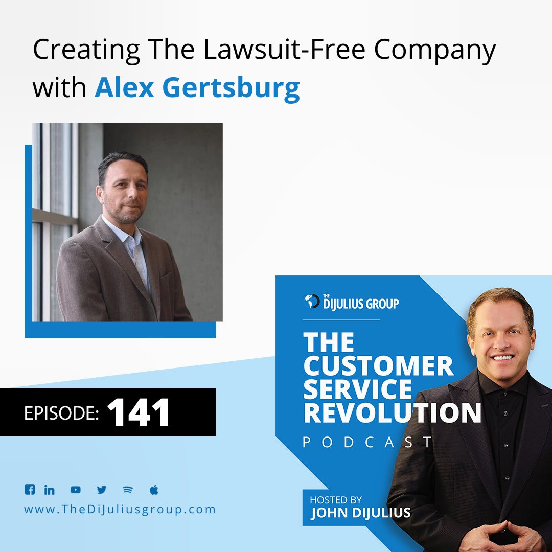 Alex Gertsburg shares his path from military discipline to mastering the courtroom on #CustomerServiceRevolution. Dive into creating memorable client experiences &amp; fostering professional growth.

Tune in to listen here → thedijuliusgroup.com/csr141

#worldclasscustomerservice