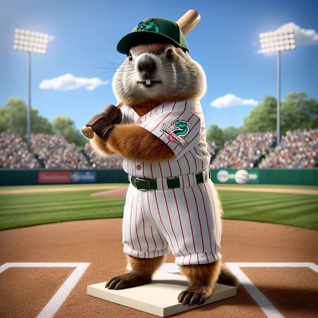 PLRiverDragons's tweet image. "Happy Groundhog Day, River Dragons fans! 🌱⚾️ Punxsutawney Phil might be looking for his shadow, but we're already counting down the days until the start of the 2024 season! 120 days until our home opener!  #GroundhogDay #BaseballSeasonCountdown #NoMoreWinter"