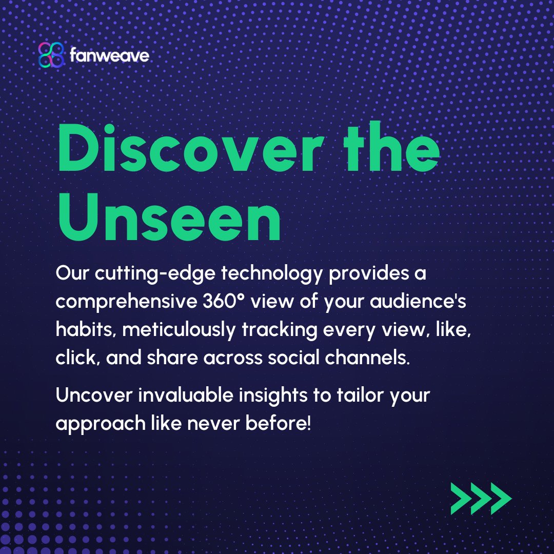 fanweave's tweet photo. Level up with Fanweave’s unique event-tracking technology 🚀

Ever wondered how to truly understand your audience's habits? We're revolutionising digital marketing by diving deep into the intricacies of user behaviour. 🕵️‍♀️ https://t.co/9ddpCKQxci