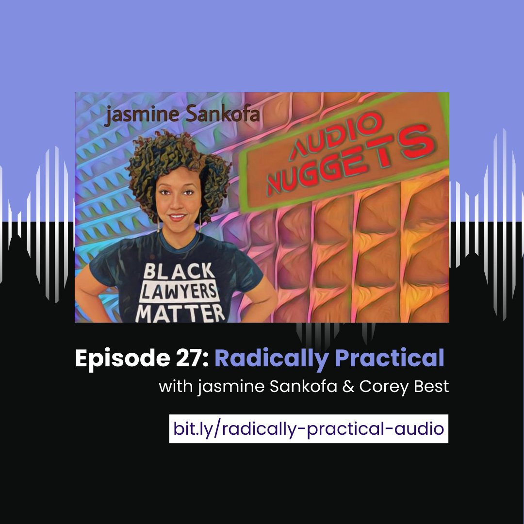 movfamilypower's tweet photo. jasmine Sankofa of @movfamilypower joined Corey Best on @MiningForGold's Audio Nuggets podcast for a conversation about being “radically practical” in the struggle for freedom &amp; the complexities of finding our abolitionist paths.

Listen at https://t.co/V44hIpwDq0 https://t.co/oIZgzQeBVe