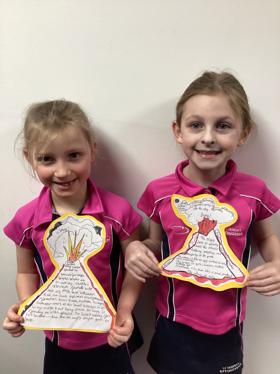 PrepTeresas's tweet photo. Year 3 wrote some lovely volcano poems this week! https://t.co/rTEOCKU72x
