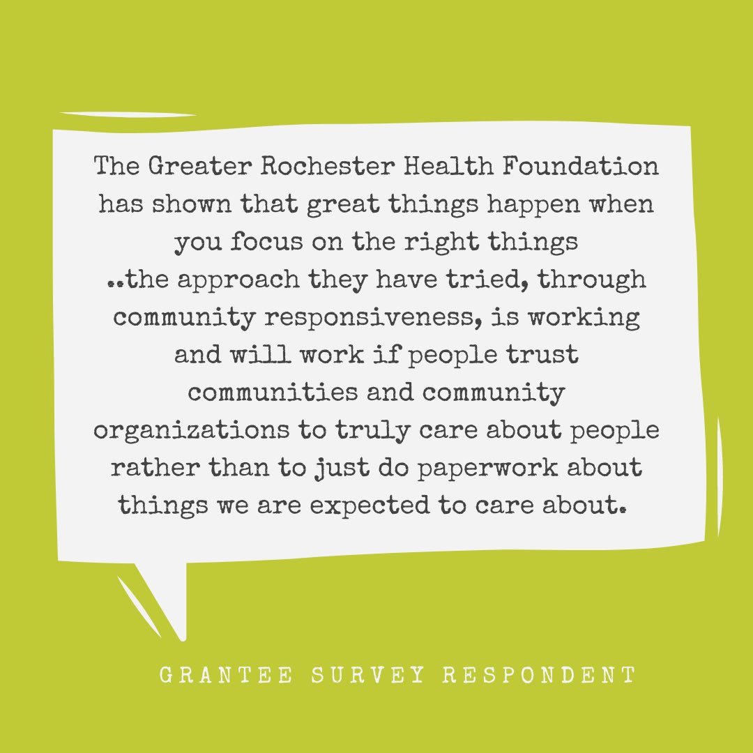 As we share findings from our Grantee Perception Report  we want you to know that we are committed to listening &amp; learning from feedback as we strive to be more than a funder, but a thought partner, amplifier, and connector. 

The actions we’re taking: lnkd.in/gCjdn-we