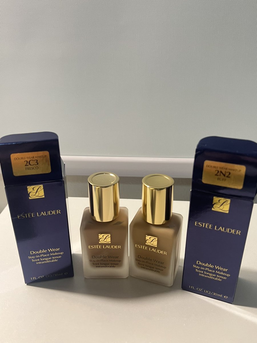 seasaltedwitht's tweet photo. ส่งต่อ Estee Lauder 
Double Wear Stay-in-Place Foundation 30ml 95%
🌟790 บาท ส่งฟรี
2N2, 2C3 (แท้ มีใบเสร็จ)

#esteelauderdoublewear #esteelauderthailand #sephorathailand #sephorath #พรีออเดอร์อเมริกา #พรีเมกา #พรีออเดอร์เมกา #พรีusa #พรีออเดอร์usa #พรีออเดอร์ https://t.co/WRZRZu4jB5
