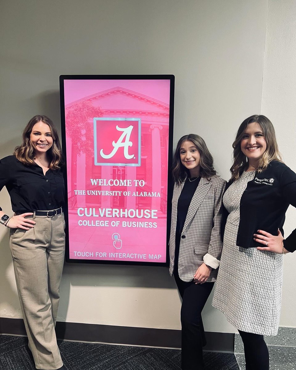 PeopleTec's tweet photo. Team #PeopleTec enjoyed presenting at the University of Alabamaโs Alabama Information Management Society (AIMS) Meeting this week! ๐๐ก
ย
Our employee owners were able to meet wonderful students, staff, and friends. Thank you for having us!๐๐๐๐
#PeopleFirst #TechnologyAlways https://t.co/kH5iX9cr3A