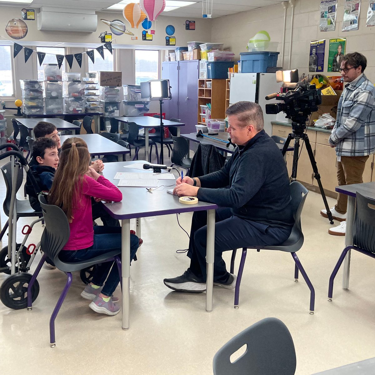 BellbrookSchool's tweet photo. Did you see our 4th graders on the news? https://t.co/apLtciufOK If not don't fear, there's a re-air a little after 5:30 today (Feb. 2). Such a great story. Share the link with your families and let them know when they can watch! #ilovebellbrookschools #5starschools5starcommunity https://t.co/15W98BL697
