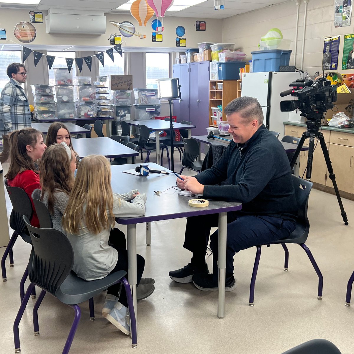BellbrookSchool's tweet photo. Did you see our 4th graders on the news? https://t.co/apLtciufOK If not don't fear, there's a re-air a little after 5:30 today (Feb. 2). Such a great story. Share the link with your families and let them know when they can watch! #ilovebellbrookschools #5starschools5starcommunity https://t.co/15W98BL697