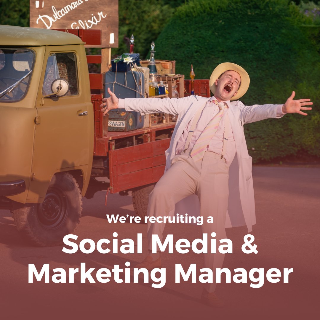 Calling all marketing minds & content creators! We're recruiting a part time Social Media Marketing Manager. More information, including job description and application details, please see our website or the link in our bio 🔗 The deadline for applications: 9am on Monday 12 Feb