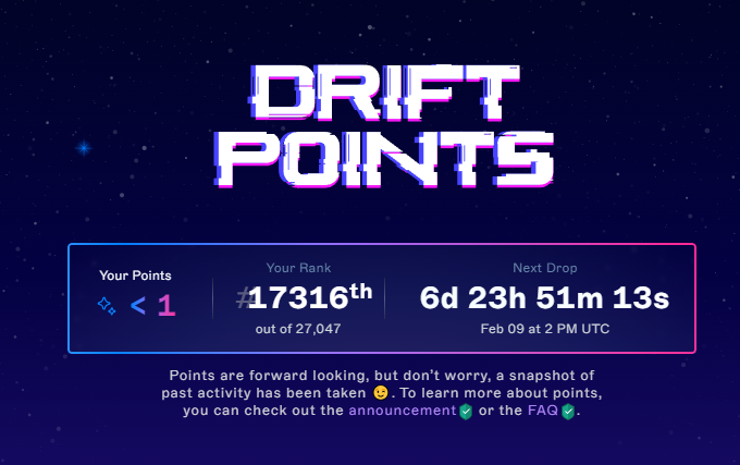 kortaneth's tweet photo. Be early on @DriftProtocol, don't miss this 🔥

Drift Points are live now, you can check your rank if you used the platform before.

TRADE a lot, lend, add liq and use naturally, it's an early call 🚨

Register & trade, you'll thank to me after 3 months: https://t.co/k35lXnqgM5