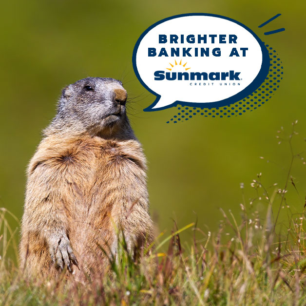 The #GroundhogDay2024 prediction is in...

☀ Brighter Banking at Sunmark!

🌷 Punxsutawney Phil also predicted an early spring, what a guy! If you could ask Phil to predict something based on whether or not he saw his shadow on 2/2, what would it be?