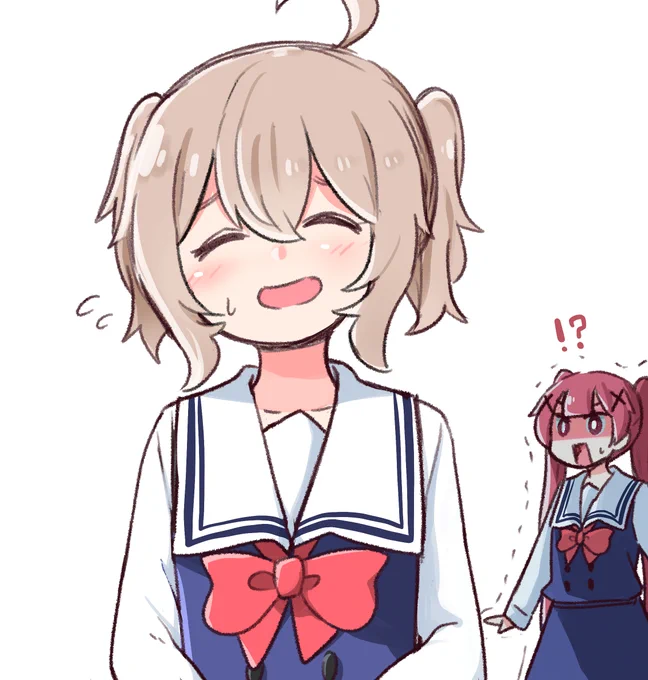 ツインテールの日らしいから描いた#wataten #ツインテールの日 