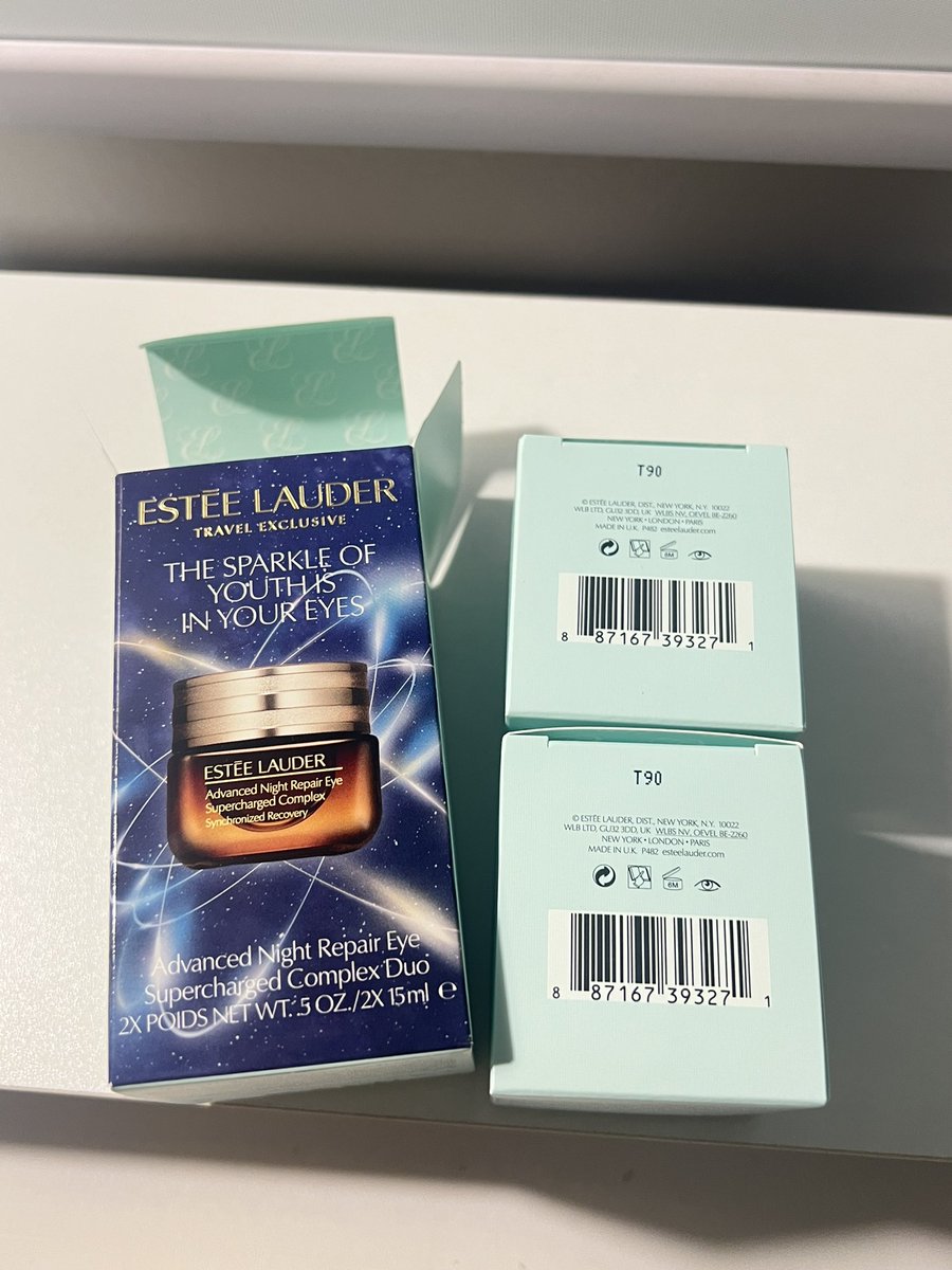 seasaltedwitht's tweet photo. NEW Estee Lauder Advanced Night Repair Eye cream Duo
ราคา 1290 บาท (รับคู่ 2200 บาท)
ของแท้ มีใบเสร็จค่ะ

#esteelauderdoublewear #esteelauderthailand #sephorathailand #sephorath #พรีออเดอร์อเมริกา #พรีเมกา #พรีออเดอร์เมกา #พรีusa #พรีออเดอร์usa #พรีออเดอร์ #esteelaudereyecream https://t.co/NG5KIgbEGE