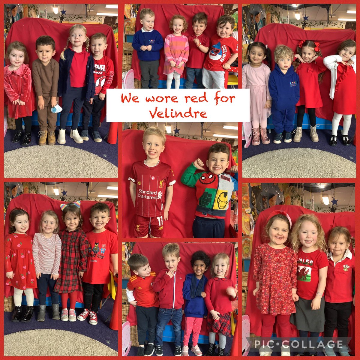 Wearing red for Velindre ❤️