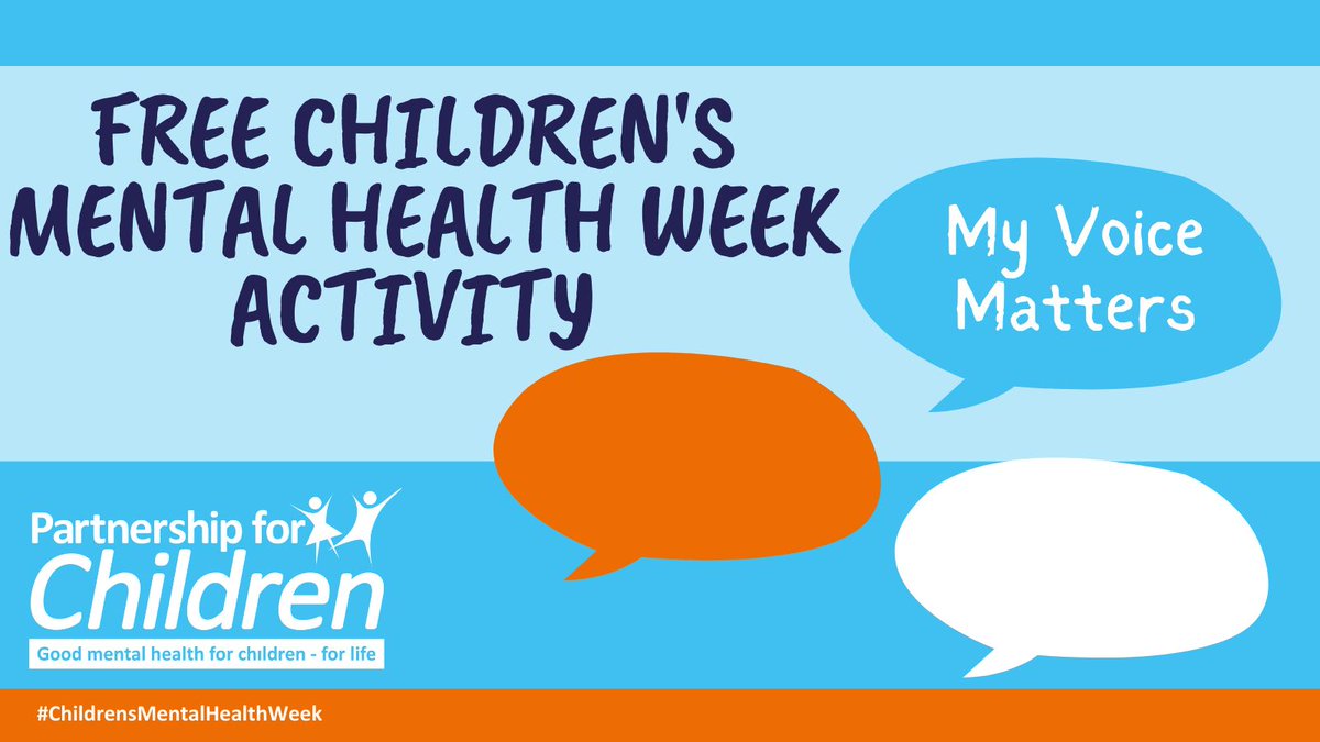 Next week is #ChildrensMentalHealthWeek. We've created a free activity for schools, parents &amp; carers that helps children to think about who they can speak to when they want to get their voice heard &amp; make a difference at home or at school.
Download 👉 buff.ly/42ngMhs