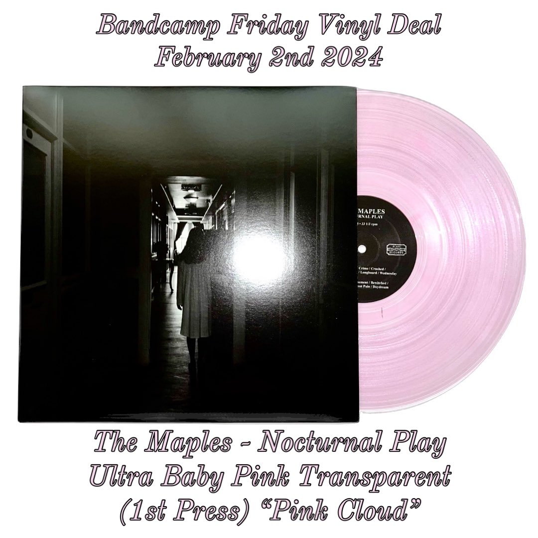 TheMaplesBand's tweet image. The Maples - Shunning Chamber Bandcamp Friday sale today February 2nd 2024. Ultra Clear with Forest Green Splatter variant has been discounted to $9 each themaples.bandcamp.com/album/shunning… Includes outer sleeve, download card with bonus trax and sticker. #BandcampFriday #bandcamp #vinyl