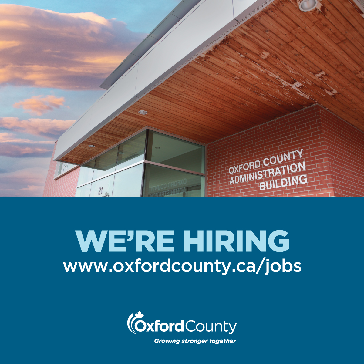 OxfordCounty's tweet photo. Oxford County is hiring, with positions open across the County. Learn more about the qualifications for each position and submit your application at https://t.co/h877aJUcNX. The closing dates vary so apply today! https://t.co/vVY66rikPE