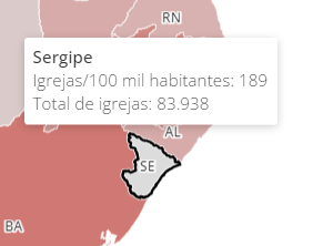 weydsonmacedo's tweet photo. @g1 
Pessoal do Mapa errou aqui viu! Se tivesse essa qntd de igrejas em sergipe, a média por 100 mil hab. seria mais de 4000! provavelmente esse "total de igrejas" pegou o número de outro estado. Sergipe só tem pouco mais de 2 milhões de hab. deve ter umas 4176 igrejas. hehe https://t.co/R4oLuTD2Fr
