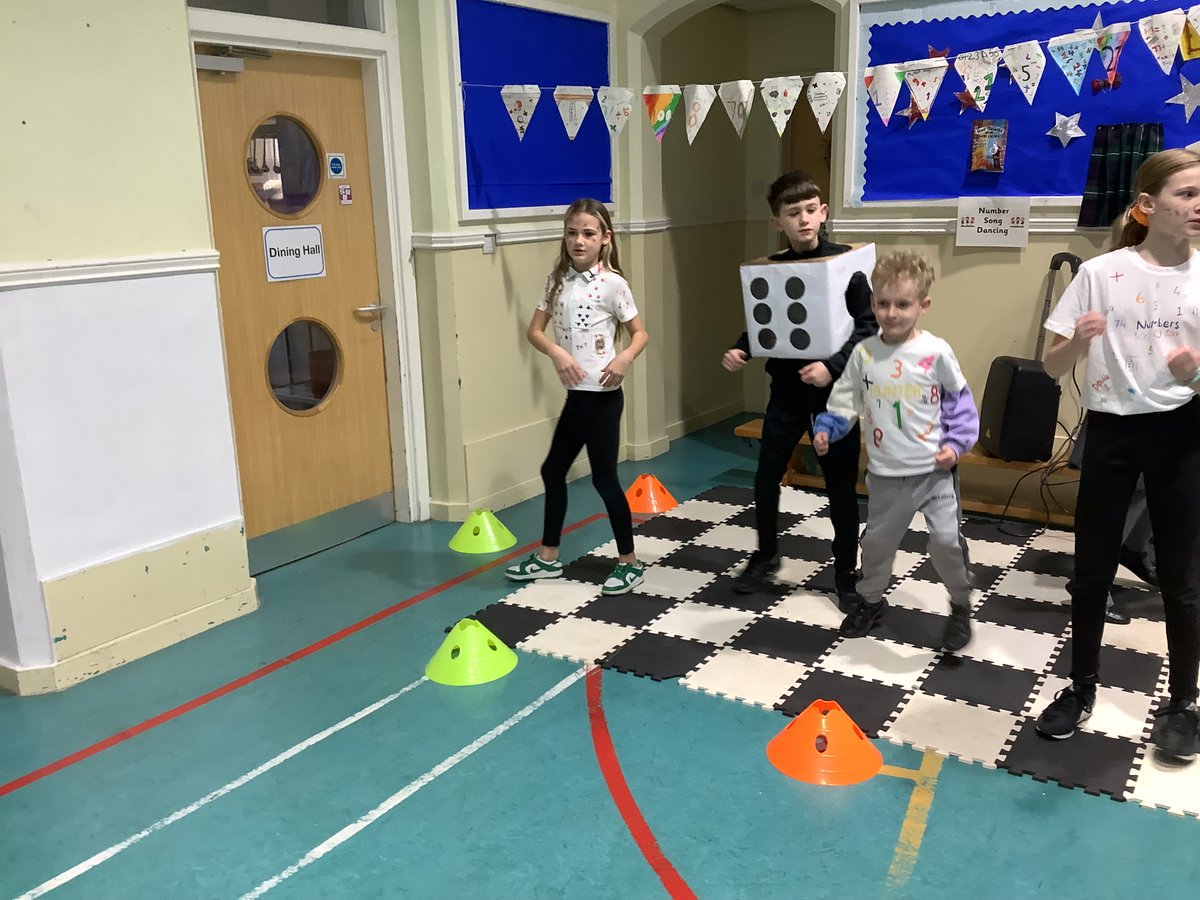 MissRBrooksAPS's tweet photo. Our highlight this week has definitely been Number Day 🟥5️⃣💯 There  was  so  much  excitement  when  we  first  arrived  this  morning!  Thank  you  to  P6  for  leading  super  activities   in  the  hall  😀 @airthprimary https://t.co/fhl0AgFi2M