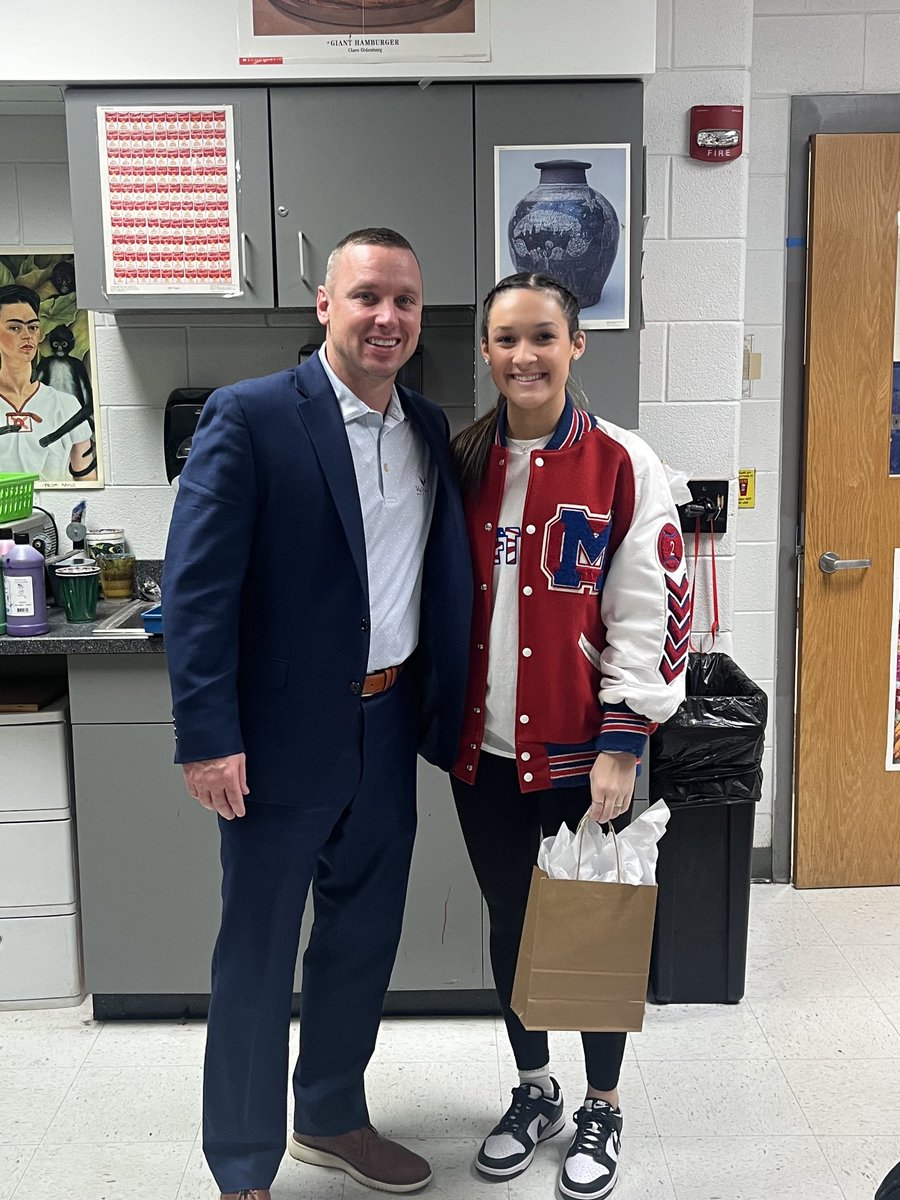 Congrats to MCHS student of the week Cassidy Hack! She was nominated by Mr Collier for helping a student study for their food handlers permit so he can get a job! Congrats and Roll Tribe Everyday!