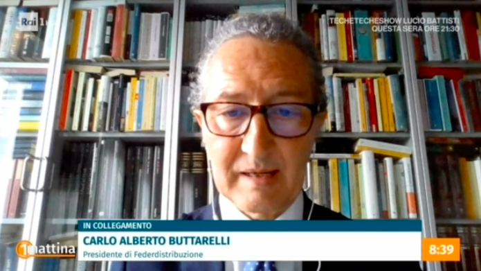 “Rivolta dei trattori”: il Presidente di #Federdistribuzione Buttarelli è intervenuto a #UnoMattina per evidenziare il ruolo della #DistribuzioneModerna all'interno della filiera e rassicurare sulla continuità di fornitura dei prodotti alimentari: bit.ly/48VhhSc