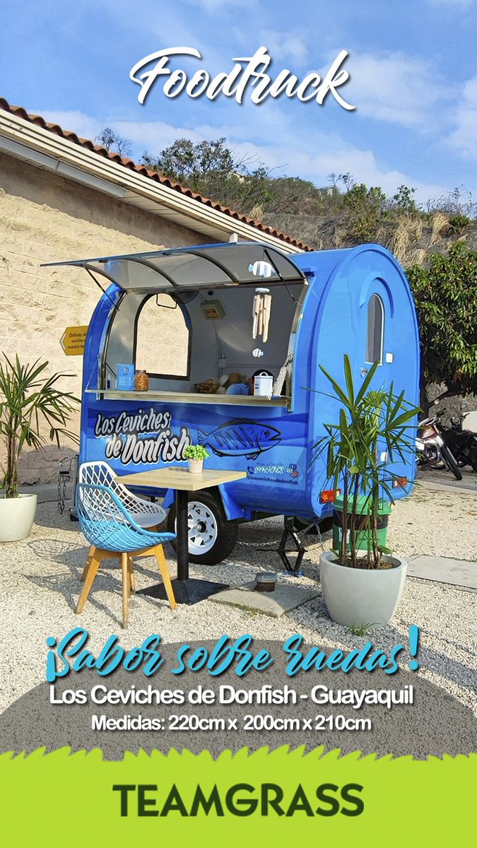 CespedTeamGrass's tweet photo. Gracias @cevichesdonfish por confiar en nuestros #foodtruck #guayaquil #comida #mariscos #negocios https://t.co/VaCSWAvytg