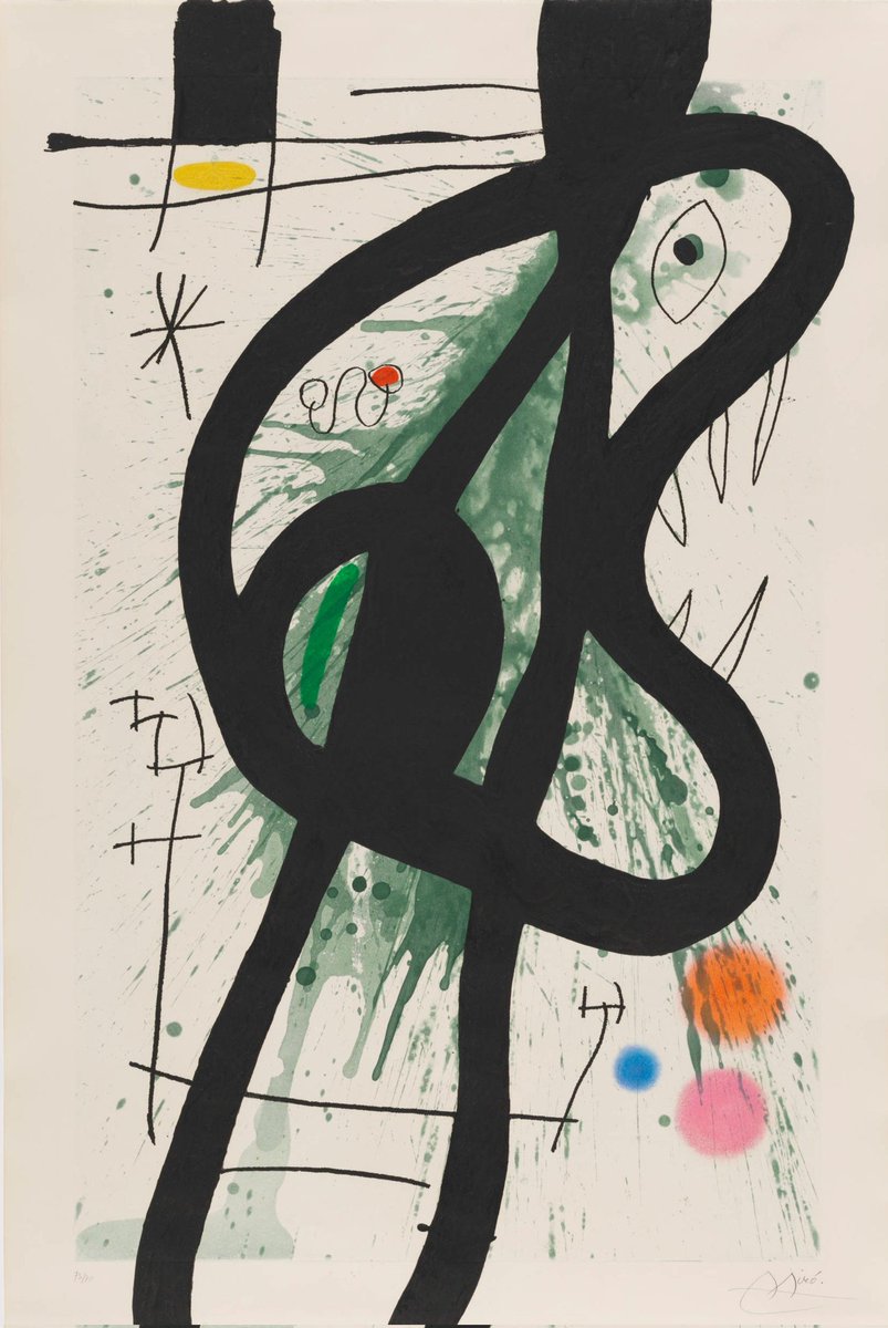 lolaterolv's tweet photo. "La pintura, para mí, es una forma de expresión, y la pintura abstracta, el medio para llegar a una expresión aún más intensa."

🎨Joan Miró https://t.co/8LQWlLWN4z