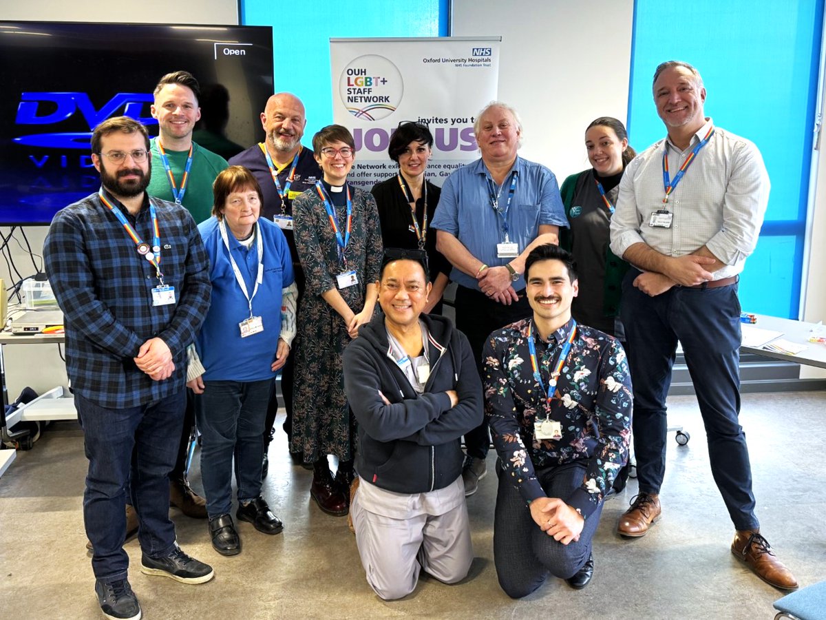 It’s LGBT+ History Month and, organised by our LGBT+ Staff Network, we started it with the screening of movie Pride at the John Radcliffe Hospital.