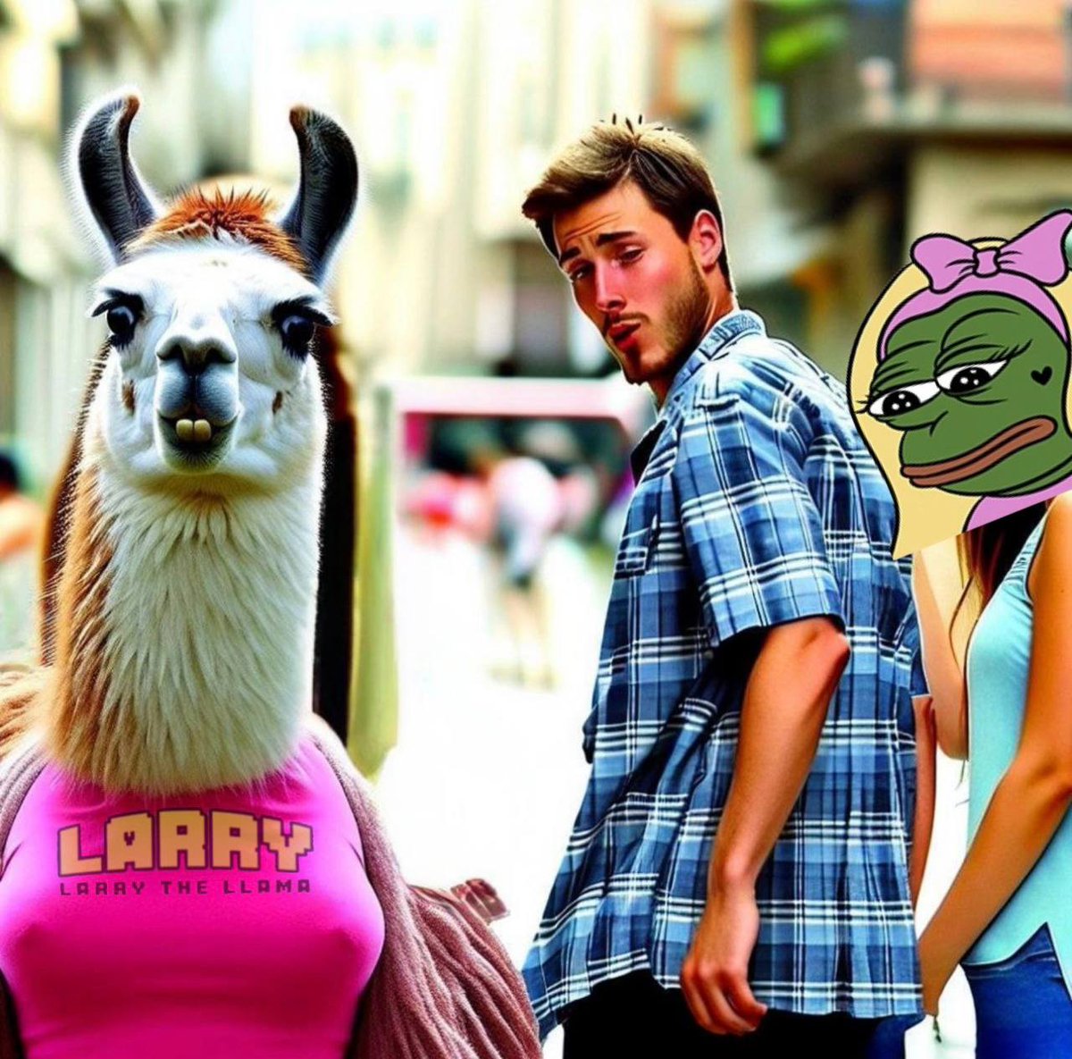 matzabalz's tweet photo. @ChadCaff No need to bridge to $LARRY, Caff.

Cometh hither to #LLAMA 
@larryllamatoken https://t.co/KFT0hRASKB