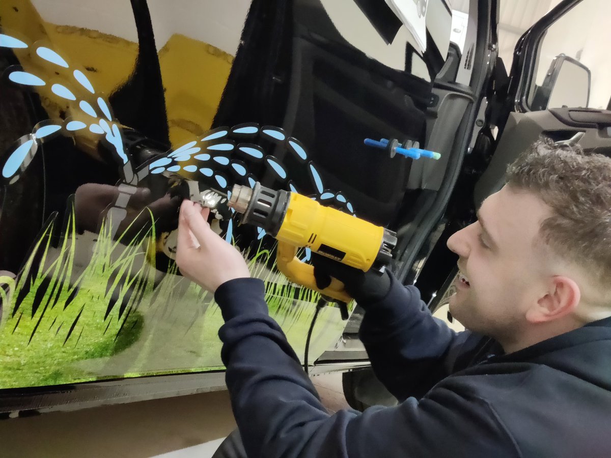 EliteSigns's tweet photo. Irrigation &amp; Water is the focus for @Inscapesonline's latest #fleet #vehiclebranding, so here's a #sneakpeak of what we're doing to transform their black #fordcustom van. https://t.co/tjWQpxXL7l