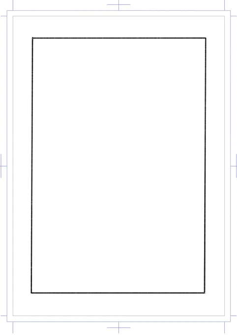 ネームするとき必ず内枠を一回手描きするの、これがないと漫画を描き始められないんだけど自分でちょっとおもろいなと思っている 