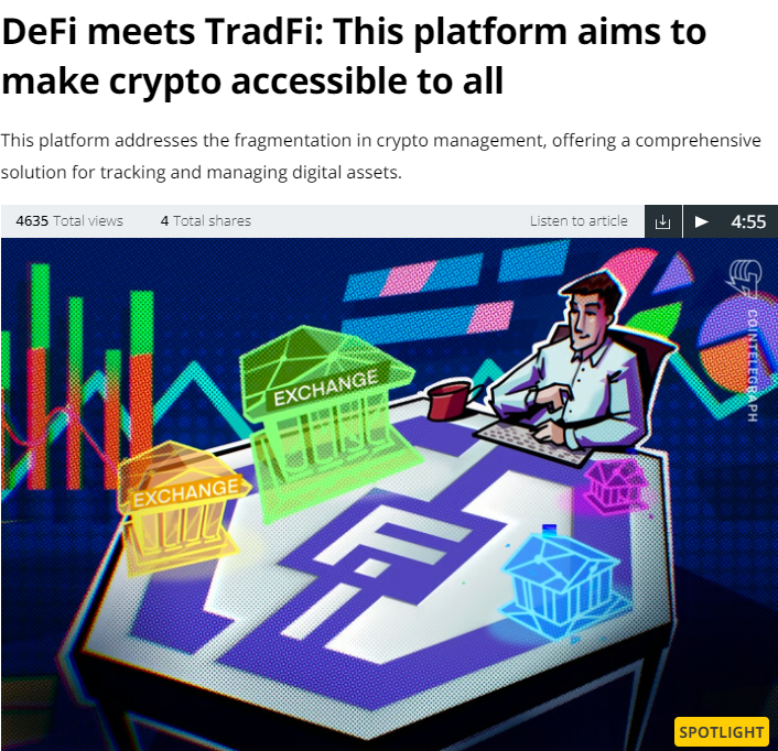 🌐DeFi Meets TradFi: This Platform Aims to Make Crypto Accessible to All! 💼

Explore a platform uniting DeFi and TradFi to broaden cryptocurrency accessibility.

Read more here: cointelegraph.com/news/defi-meet…

#DeFi #TradFi #FinancialAccessibility #CointelegraphUpdate