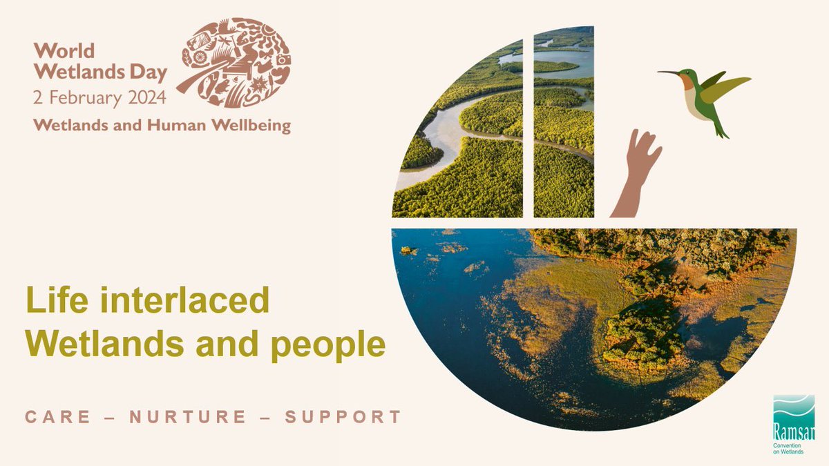 RightsofWetland's tweet photo. #WorldWetlandsDay 

Today we celebrate the connection between people and wetlands and encourage you to embrace our oneness with nature. Our @UKBCFs project examines how delivering #RightsofWetlands leads to a better legal, cultural and behavioural relationship with nature https://t.co/3ig9c3kj46