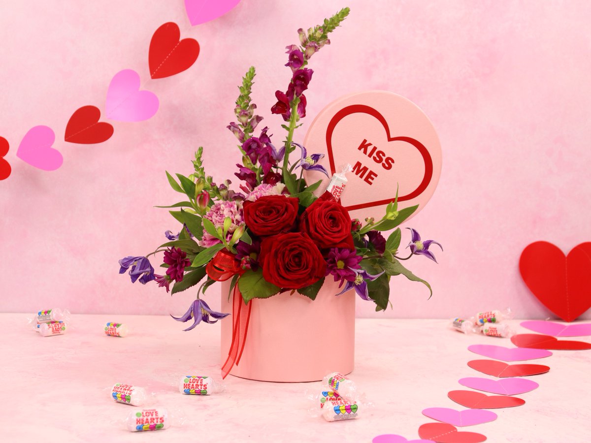Who would you give a love heart to this year? 🍬😍💐 View the range by our talented florists in Birchwood here: bit.ly/3HKPkRf