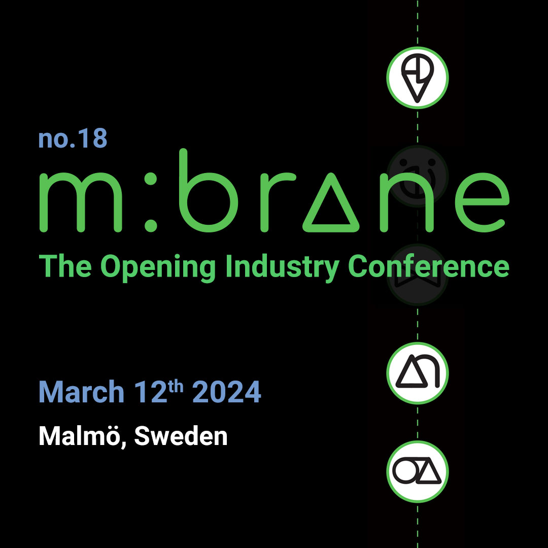 The Opening Industry Conference 2024 
 – during m:brane forum no.18

 First drop of the program is out today.

Igniting New Perspectives: Reshaping Media Creation
When: March 12th in Malmö, Sweden from 13:00
mbrane.se/programme/the-…

 #mbrane2024 #conference