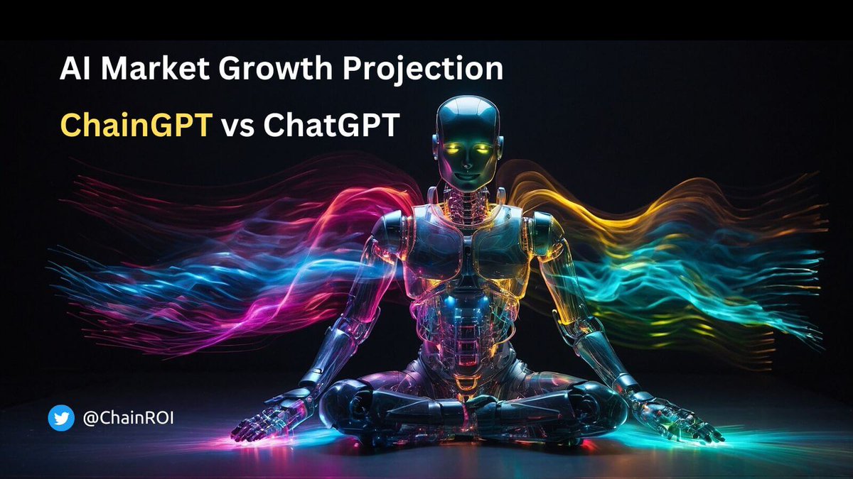 ChainROI's tweet photo. Presenting Research On: 
🔍 AI Market Growth Projection by 2030 
🔥 Generative AI is a Hot Crypto Narrative
💸 Why Invest in AI Crypto Projects
🕵️ ChatGPT vs #ChainGPT
⌛️ When/If Binance Listing for $CGPT Token

Let's dive in ⤵️ https://t.co/1Xkhdlmzx2